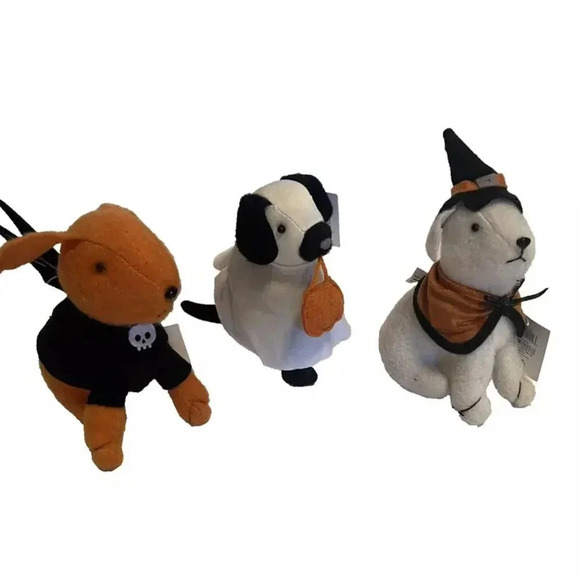 NEW Set of 3 Target Bullseye 6" Halloween 2024 Dog Costume Plush - Picture 3 of 5